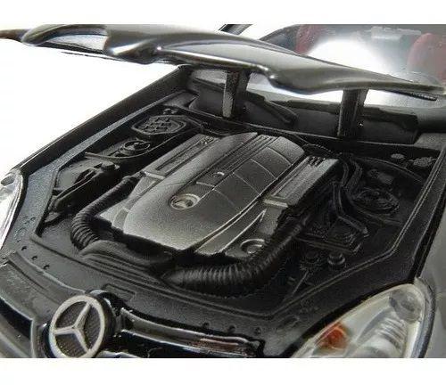 Mercedes Benz SLK 55 AMG Conversível Preto Motormax 1/24